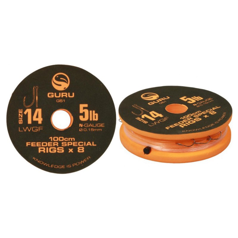 Przypony Guru LWGF Feeder Special 100cm – r.14/ 0,15mm