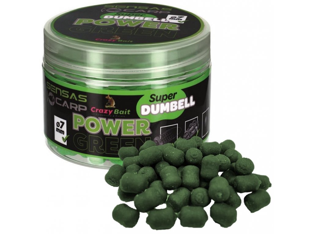 Super Dumbell Sensas 7mm Power Green 80g