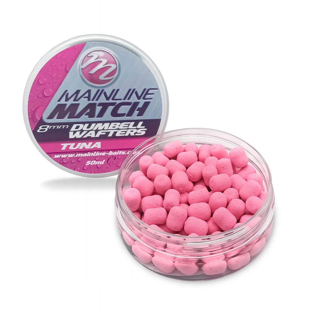 Mainline Match Dumbell Wafters – Tuna 10mm