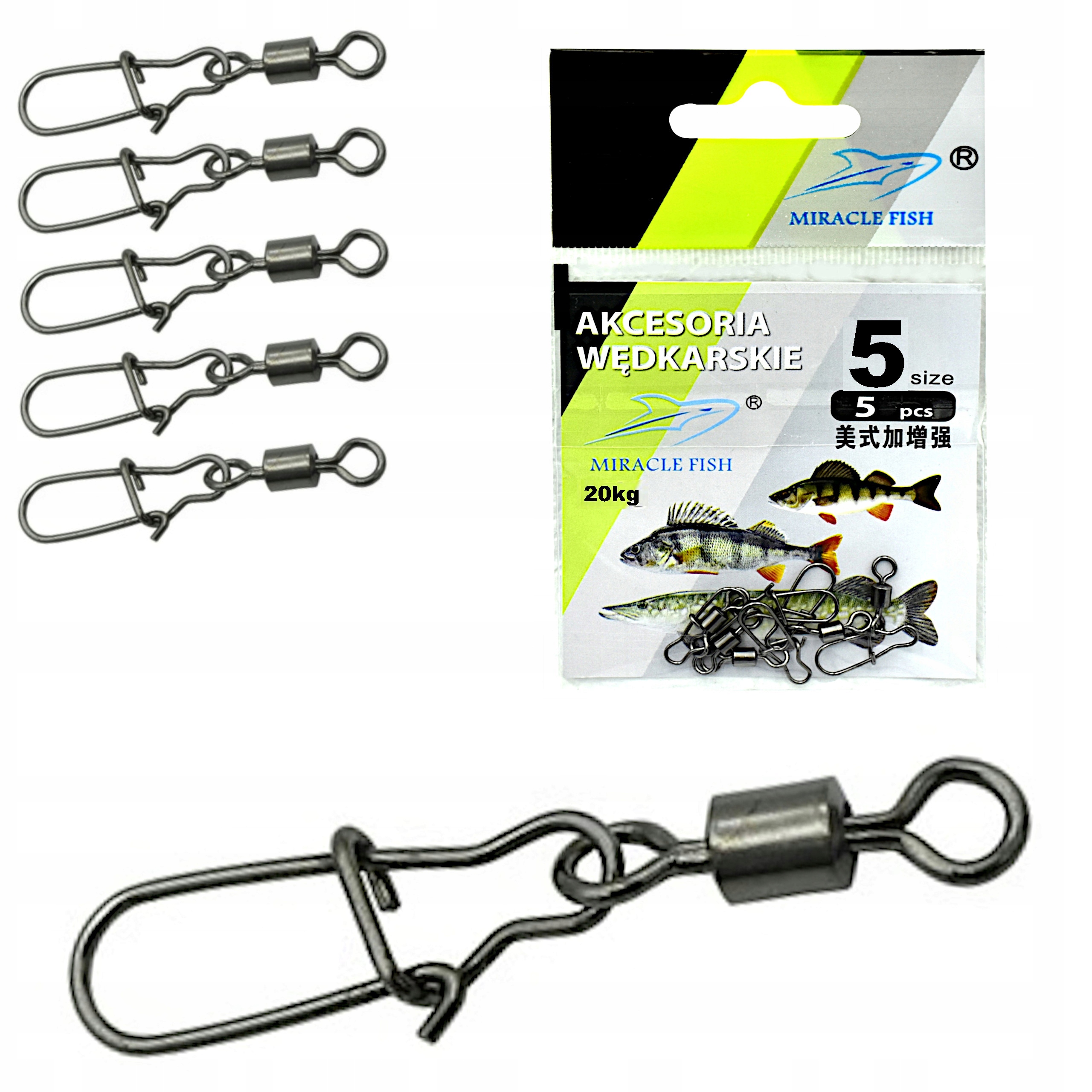 Agrafka z Krętlikiem KRĘTLIK Agrafka 5 szt/ r.5