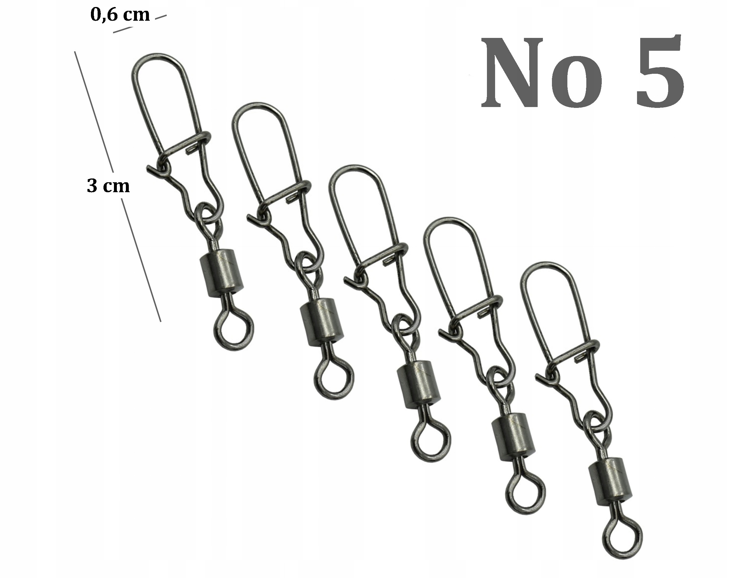 Agrafka z Krętlikiem KRĘTLIK Agrafka 5 szt/ r.5