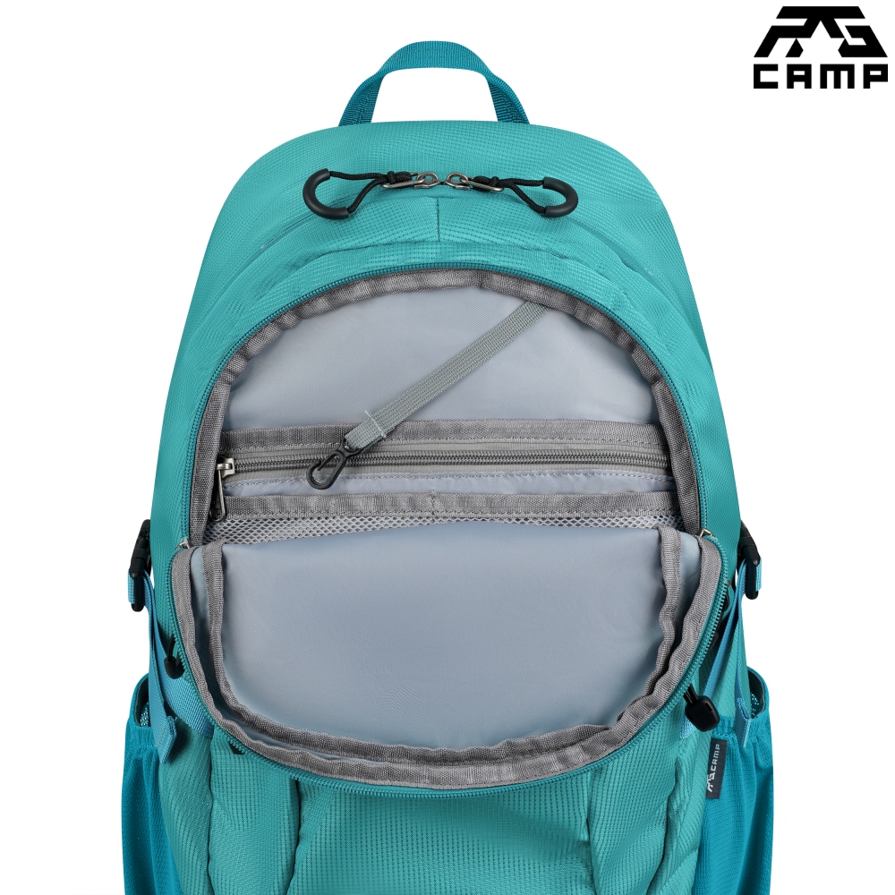 Plecak turystyczny 30L RG CAMP R30 – przednia kieszeń z organizerem