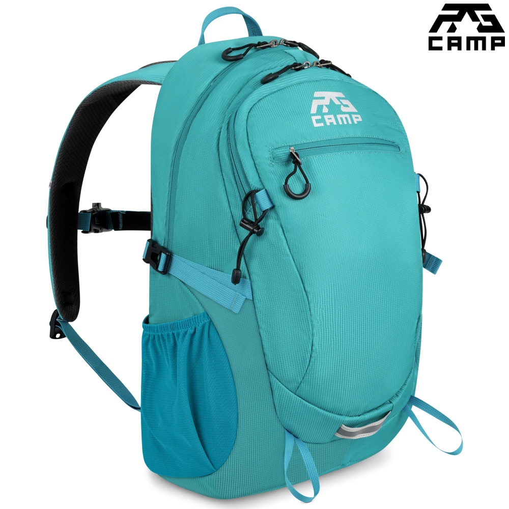 Plecak turystyczny 30L RG CAMP R30 turkusowy – widok z przodu