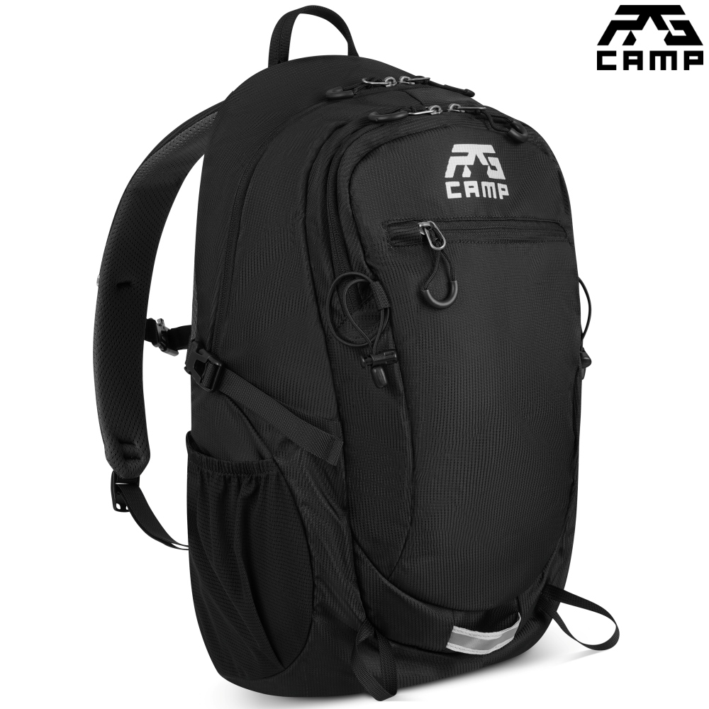 Plecak turystyczny 30L RG CAMP R30 czarny – widok z przodu