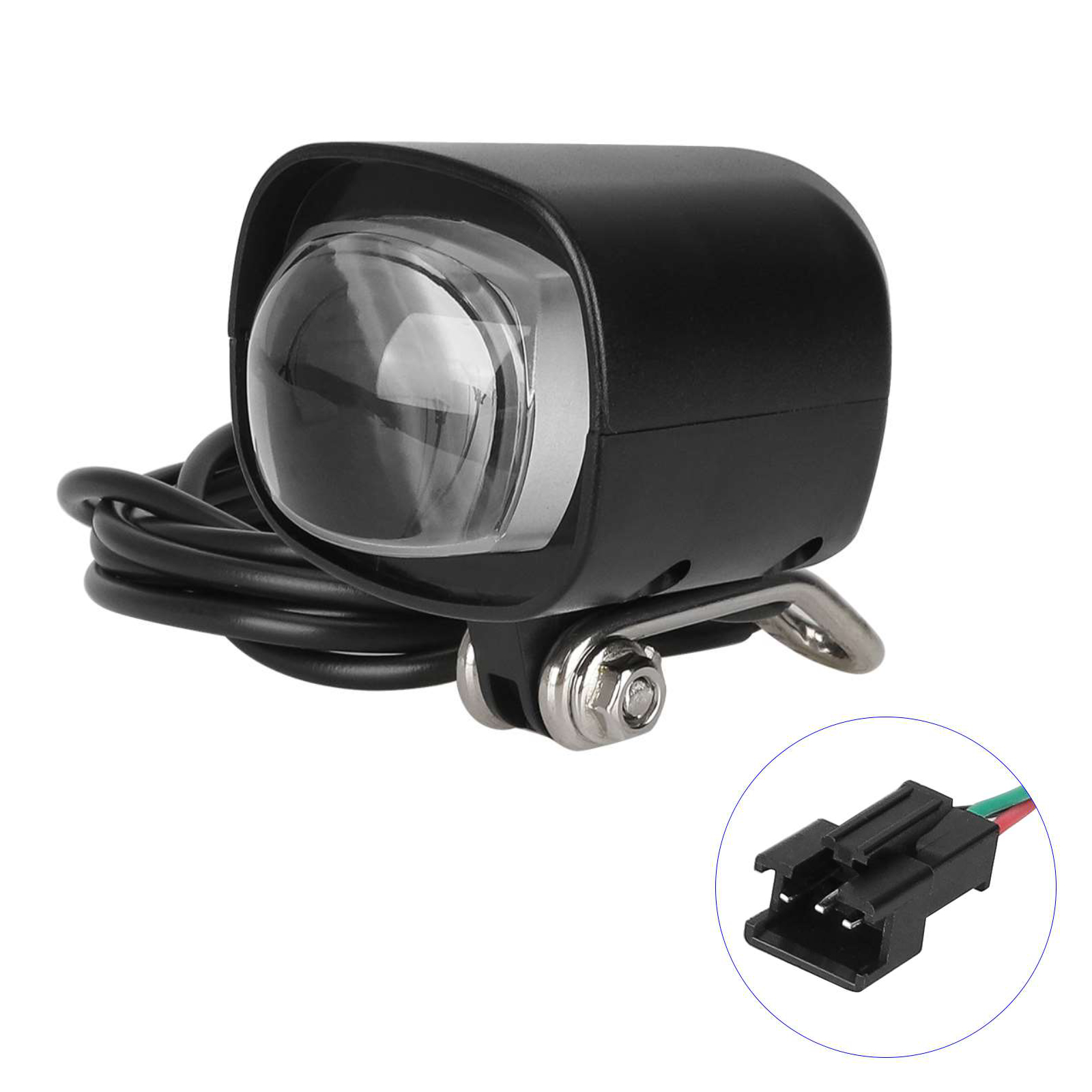 PA❗️ Far LED cu claxon pentru trotineta electrica, INOPARTS, 36-60V