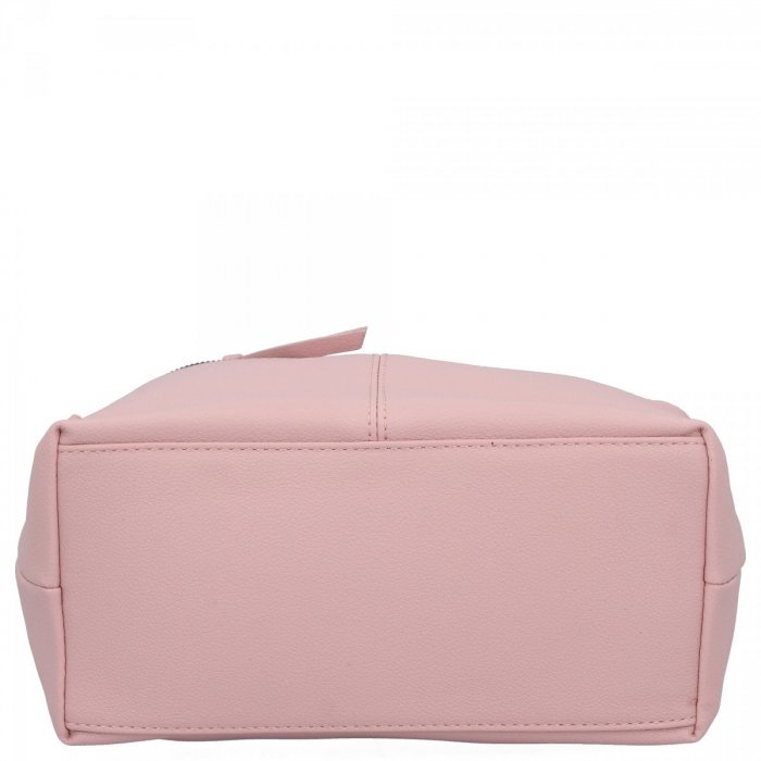 Herisson - torebka worek zamek skóra ekologiczna różowy 1052L2080