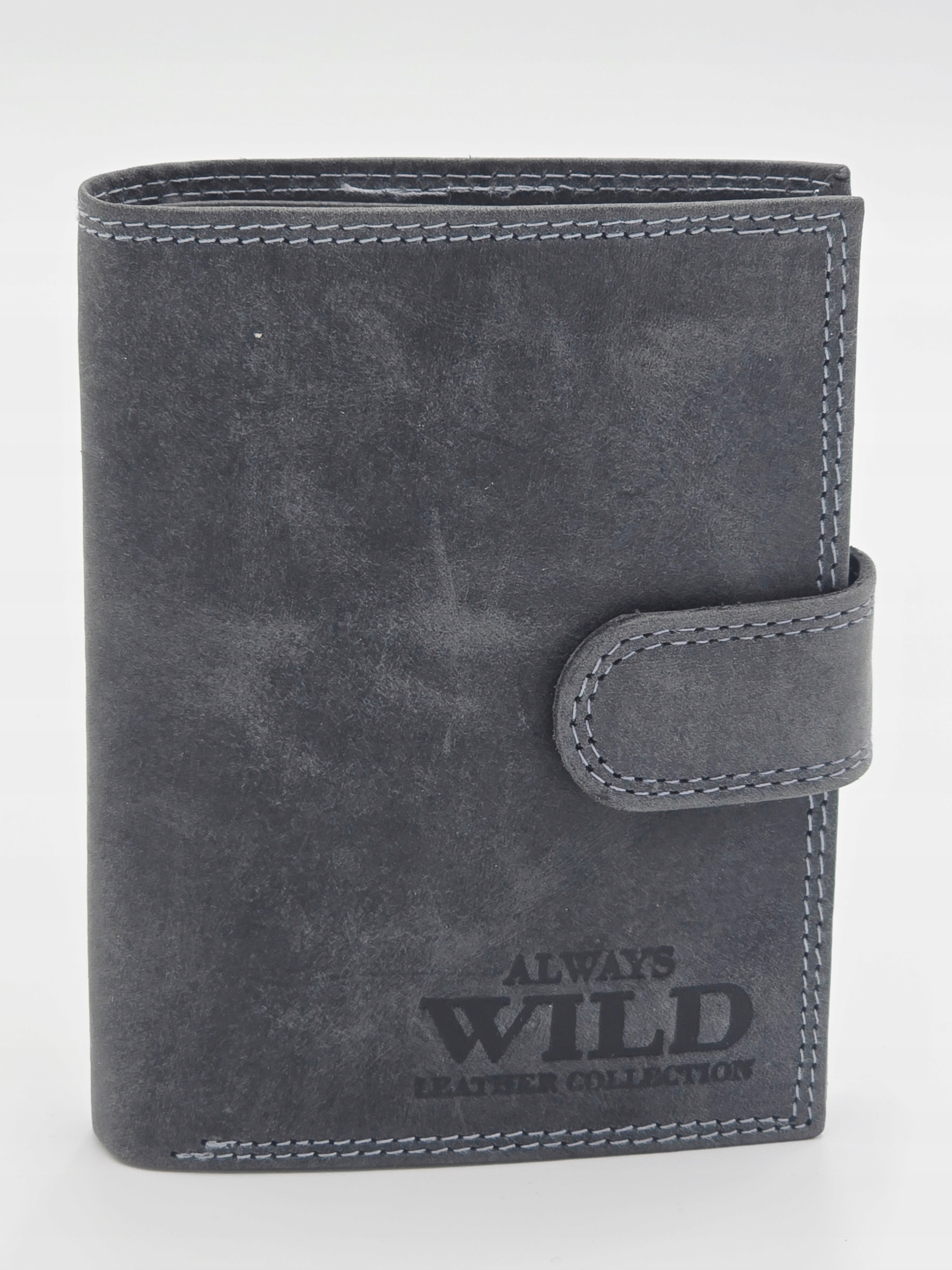 Always Wild elegancki portfel męski skóra naturalna N4L-CHM-NL / 1010 Black