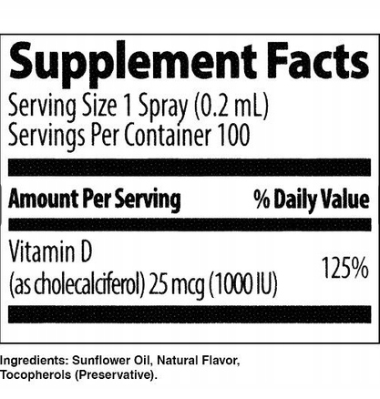 Farmasi - witamina D3 Nutriplus w sprayu o smaku cytrynowym 20ml