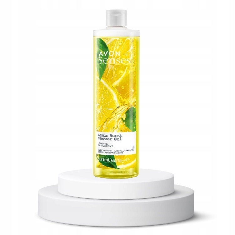 Avon - żel pod prysznic Lemon Burst cytryna i bazylia 500ml