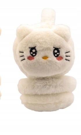 Mięciutkie pluszowe nauszniki Kotek kremowe MF37335