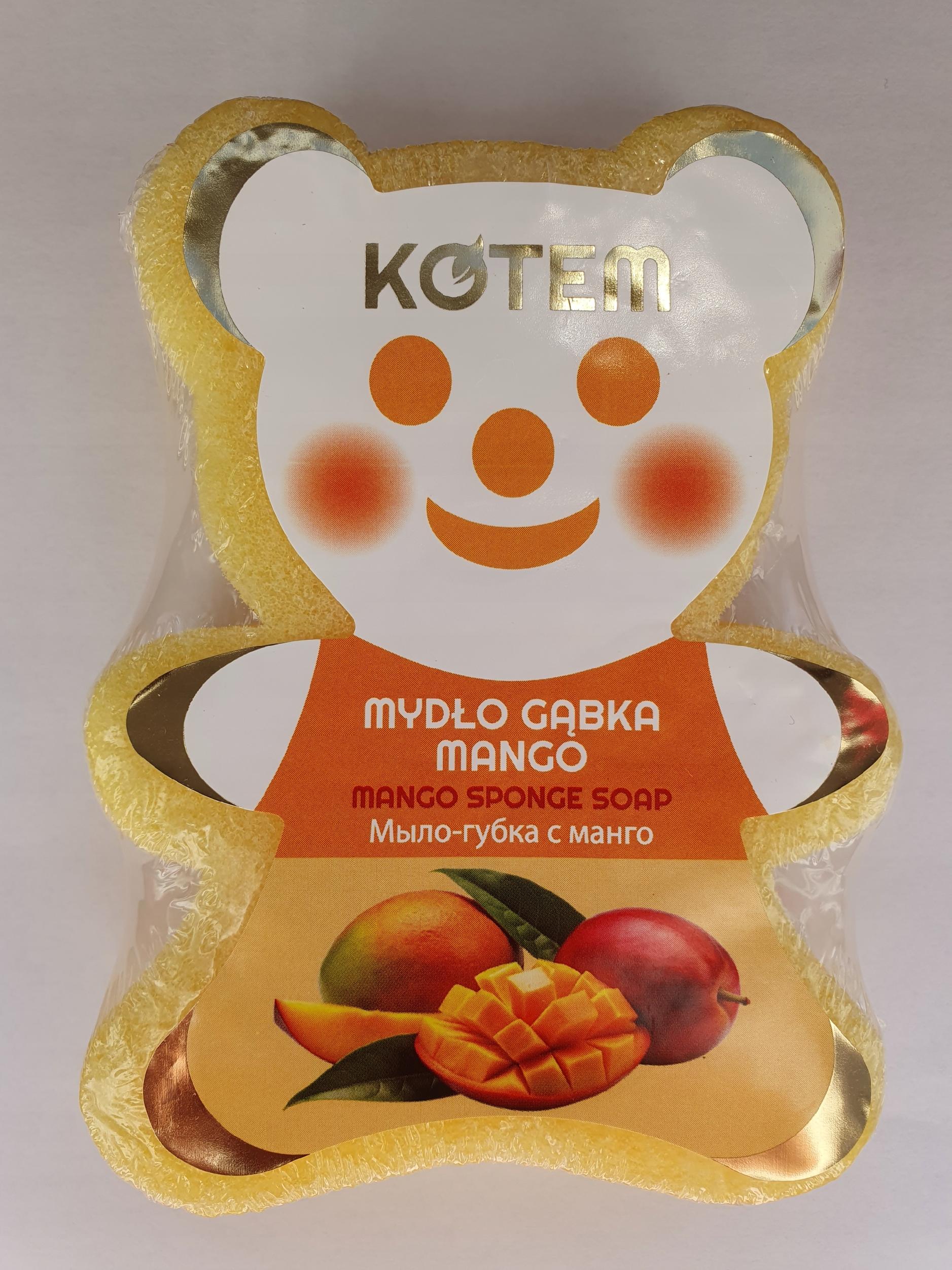 Kotem - mydełko gąbka do kąpieli Miś mango 130g