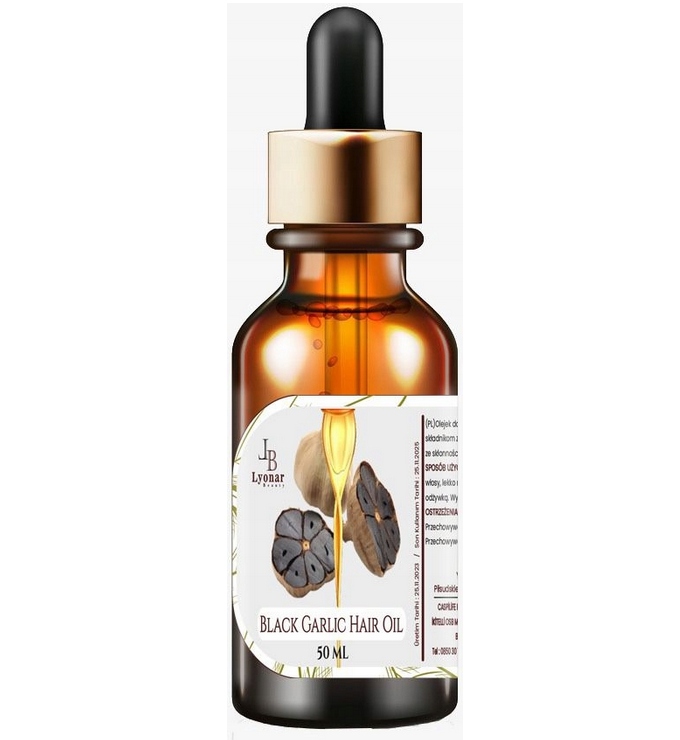JB Lyonar - olejek do włosów z czarnego czosnku 50ml