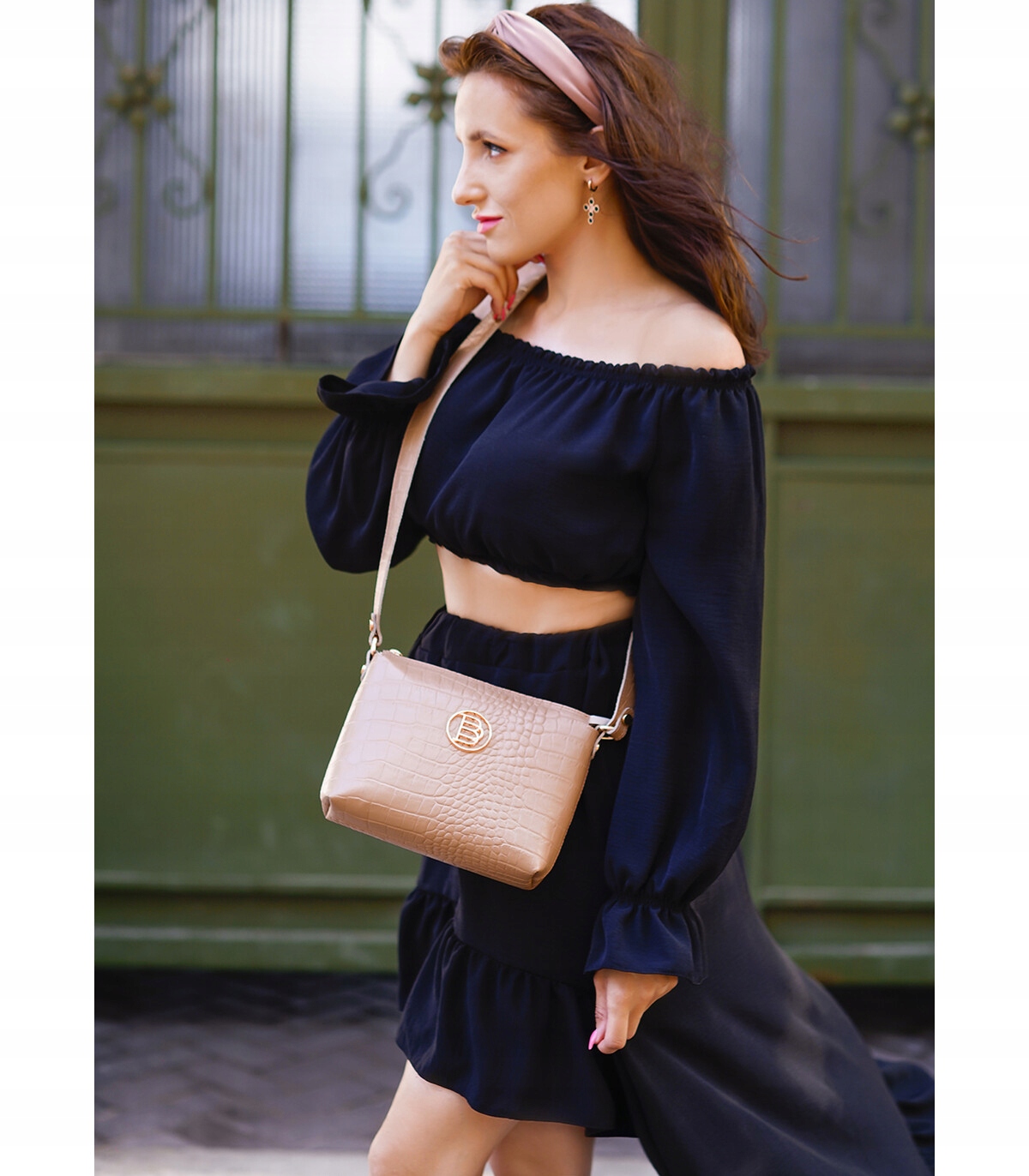 Batycki – torebka Daily Pincess S Aligator Camel