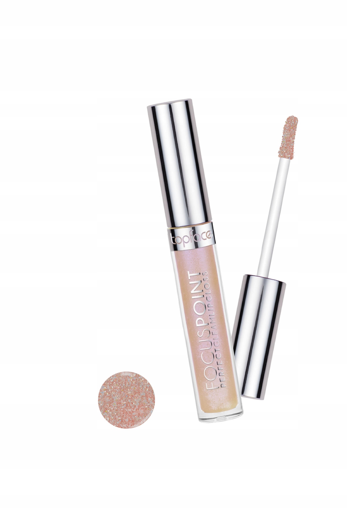 Topface błyszczyk do ust Focus Point Perfect Gleam Lipgloss 104 Snow Globe