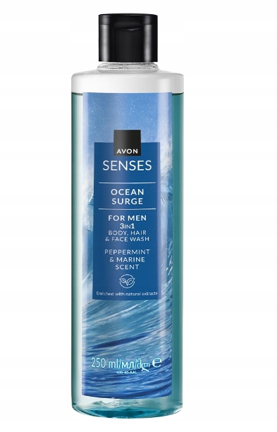 Avon - żel do mycia ciała i włosów 2 w 1 Ocean Surge męski 250ml