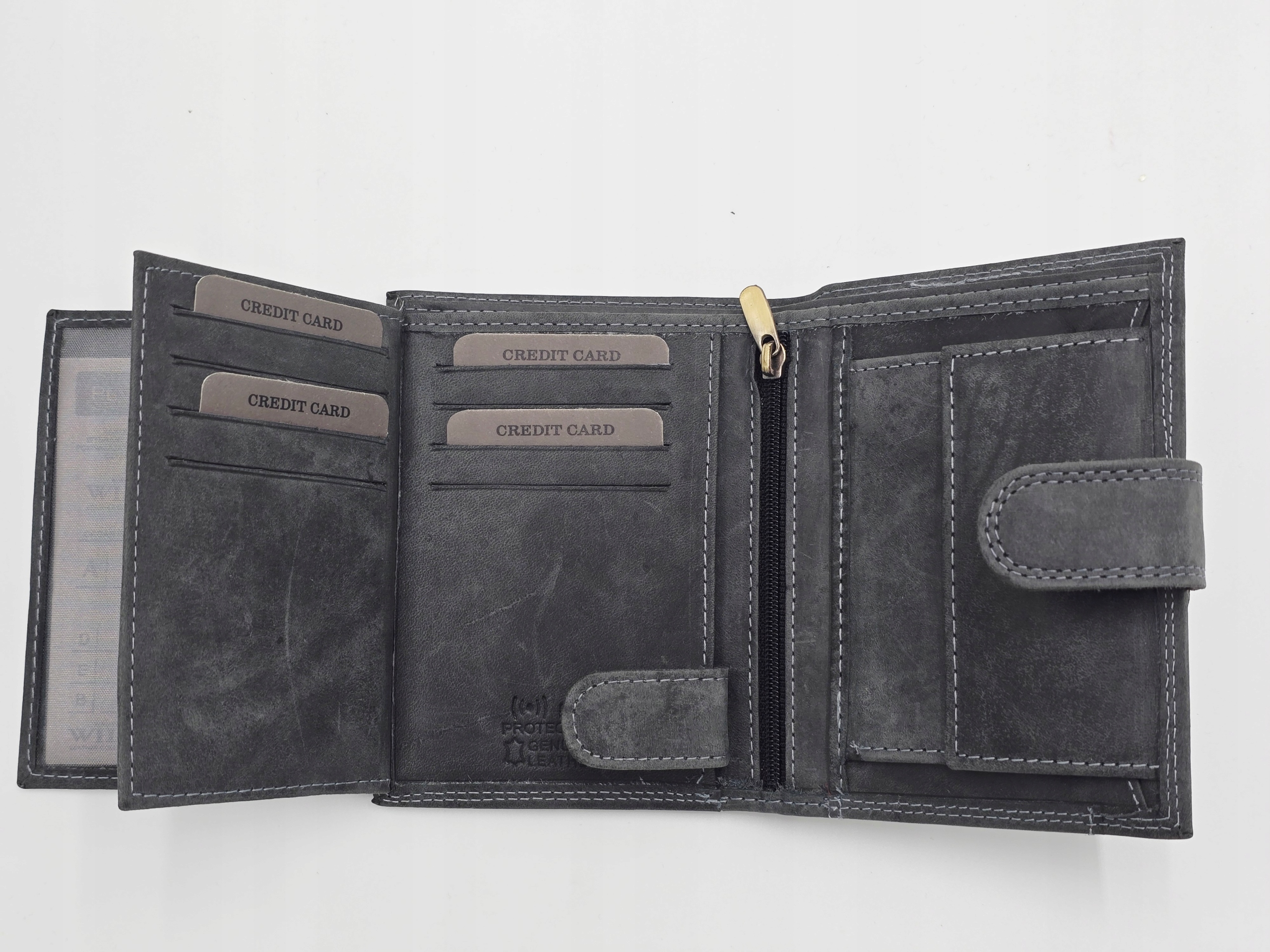 Always Wild elegancki portfel męski skóra naturalna N4L-CHM-NL / 1010 Black