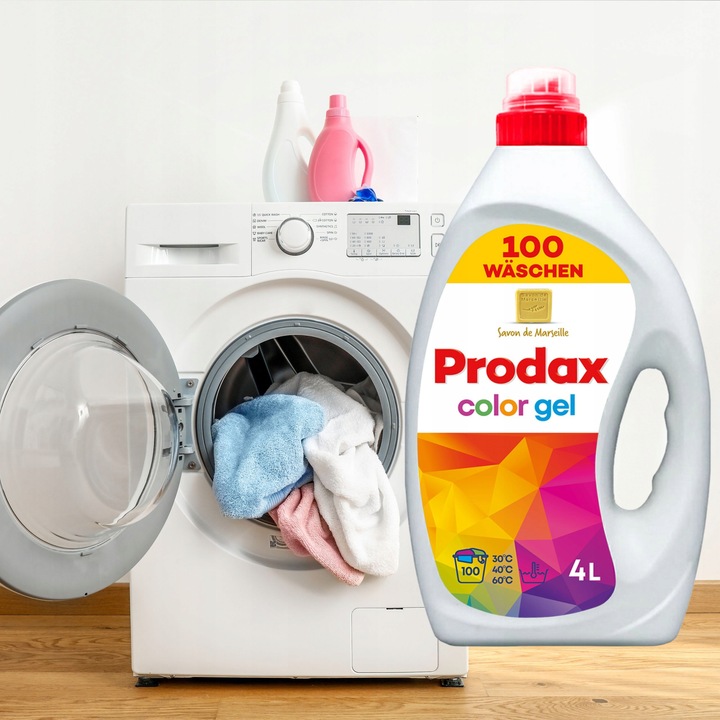Prodax - niemiecki żel do prania z mydłem marsylskim do kolorów 4l