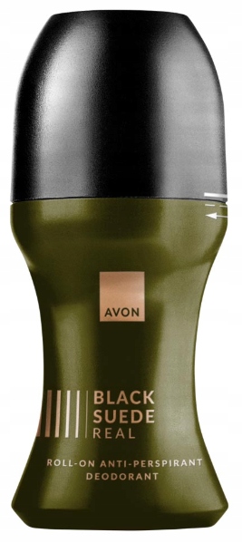 Avon - dezodorant w kulce Black Suede Real dla Niego 50 ml
