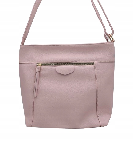 Herisson - torebka worek kieszonka na zamek pudrowy róż 1052L2079