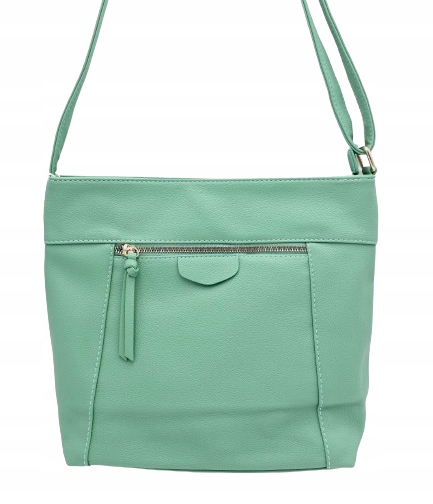 Herisson - torebka worek kieszonka na zamek jasny zielony 1052L2079