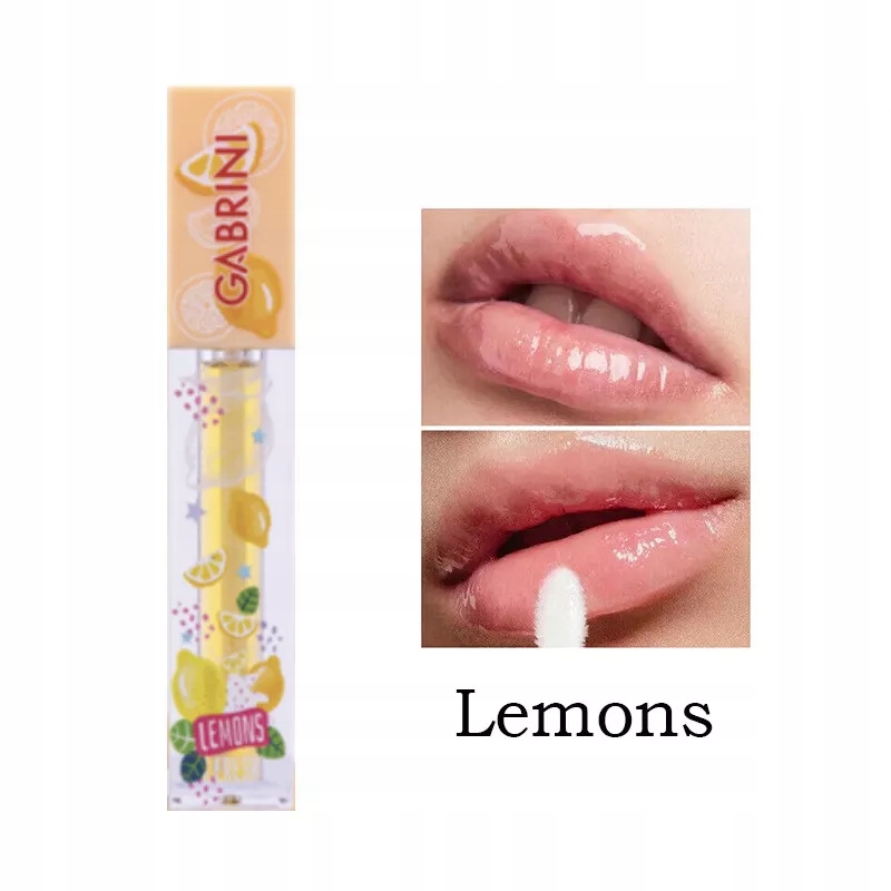 Gabrini - nawilżający owocowy błyszczyk do ust Lemons Cytryna 4ml