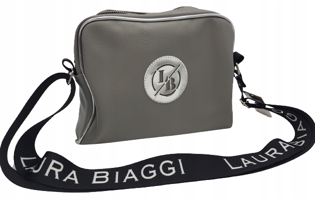 Laura Biaggi – torebka listonoszka szara KB77