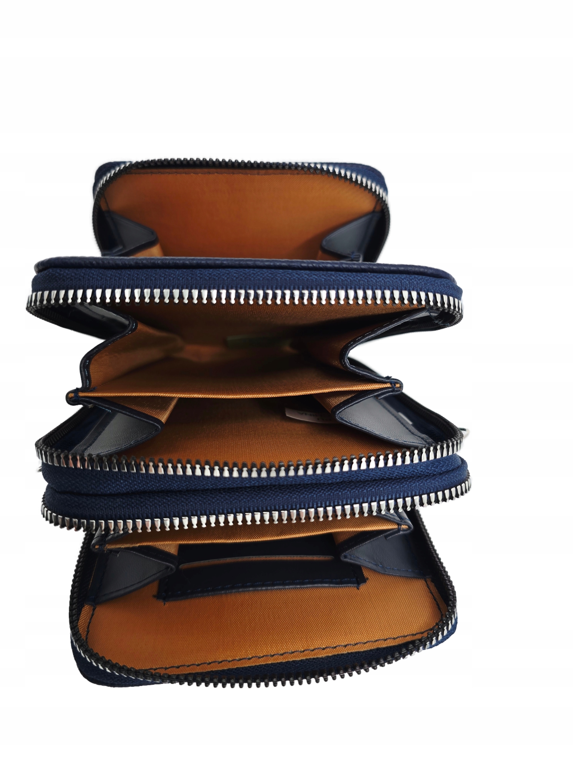 Torebka rowerówka portfel z portfelikiem pasek BOHO zielony Q0693