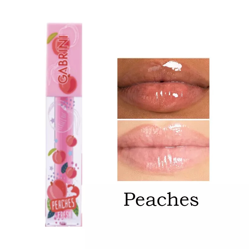 Gabrini - nawilżający owocowy błyszczyk do ust Peaches Brzoskwinia 4ml