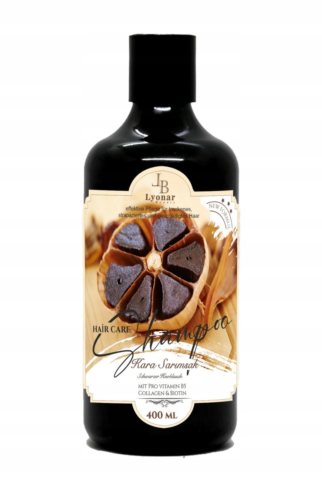JB Lyonar - szampon do włosów z czarnym czosnkiem 400 ml