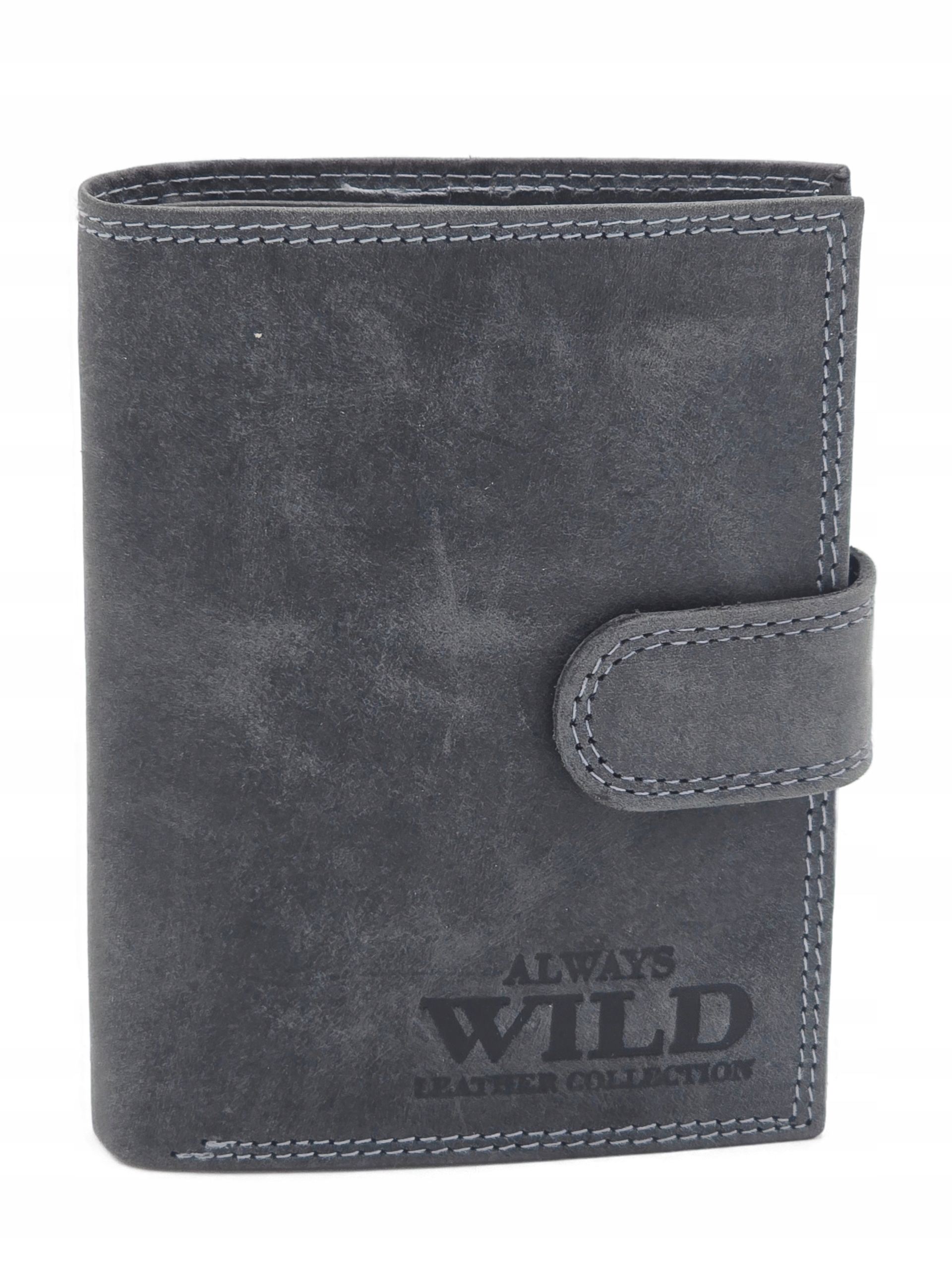 Always Wild elegancki portfel męski skóra naturalna N4L-CHM-NL / 1010 Black