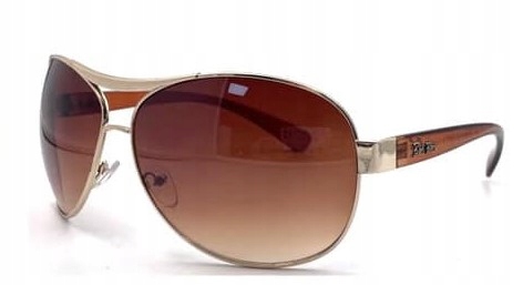 Okulary przeciwsłoneczne aviatory pilotki Filtr UV400 7052M- B - GRATIS