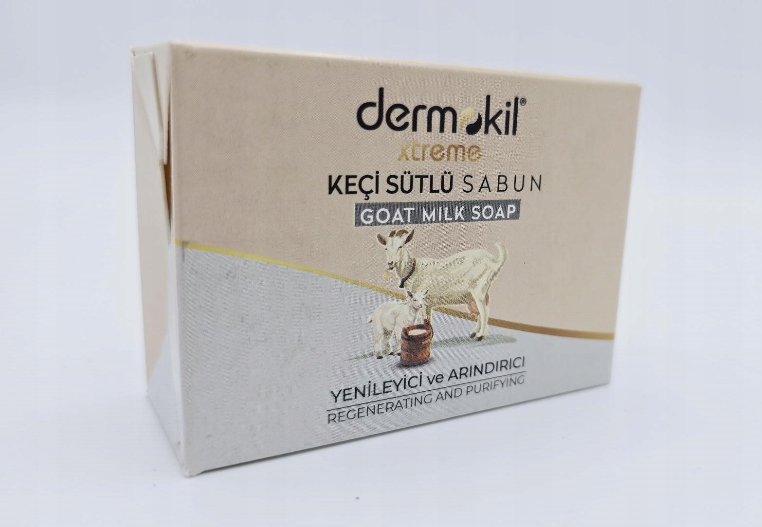 Dermokil - pielęgnacyjne mydło w kostce z koziego mleka 100g