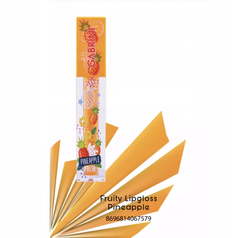 Gabrini - nawilżający owocowy błyszczyk do ust Pineapple Ananas 4ml