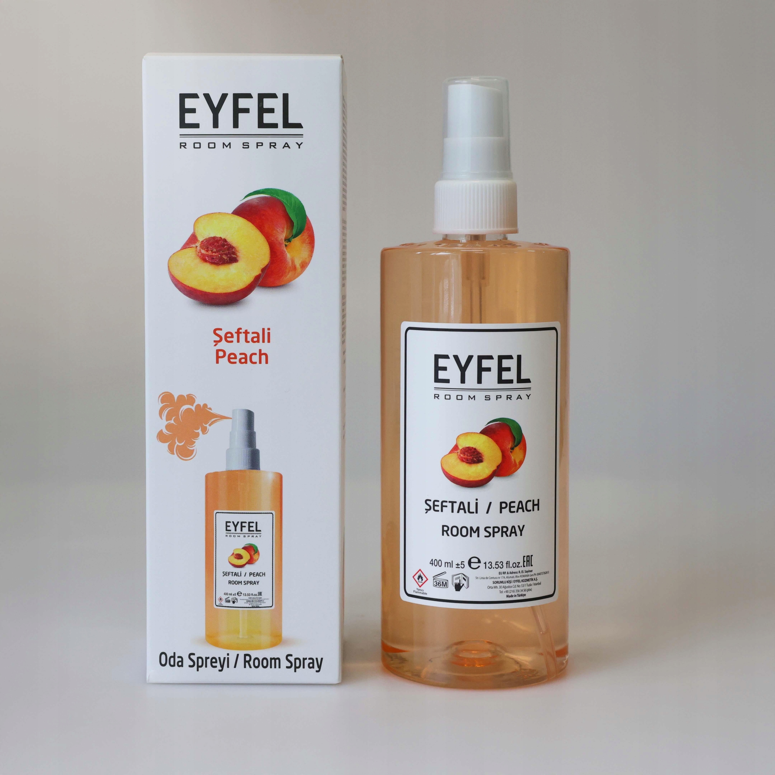 Eyfel - odświeżacz do pomieszczeń w sprayu Brzoskwinia 400ml