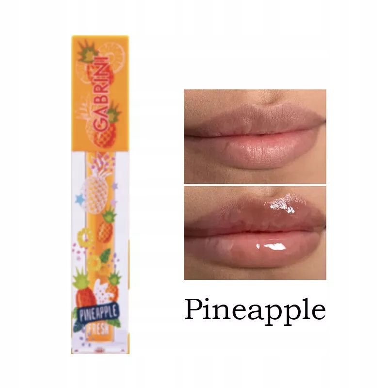 Gabrini - nawilżający owocowy błyszczyk do ust Pineapple Ananas 4ml