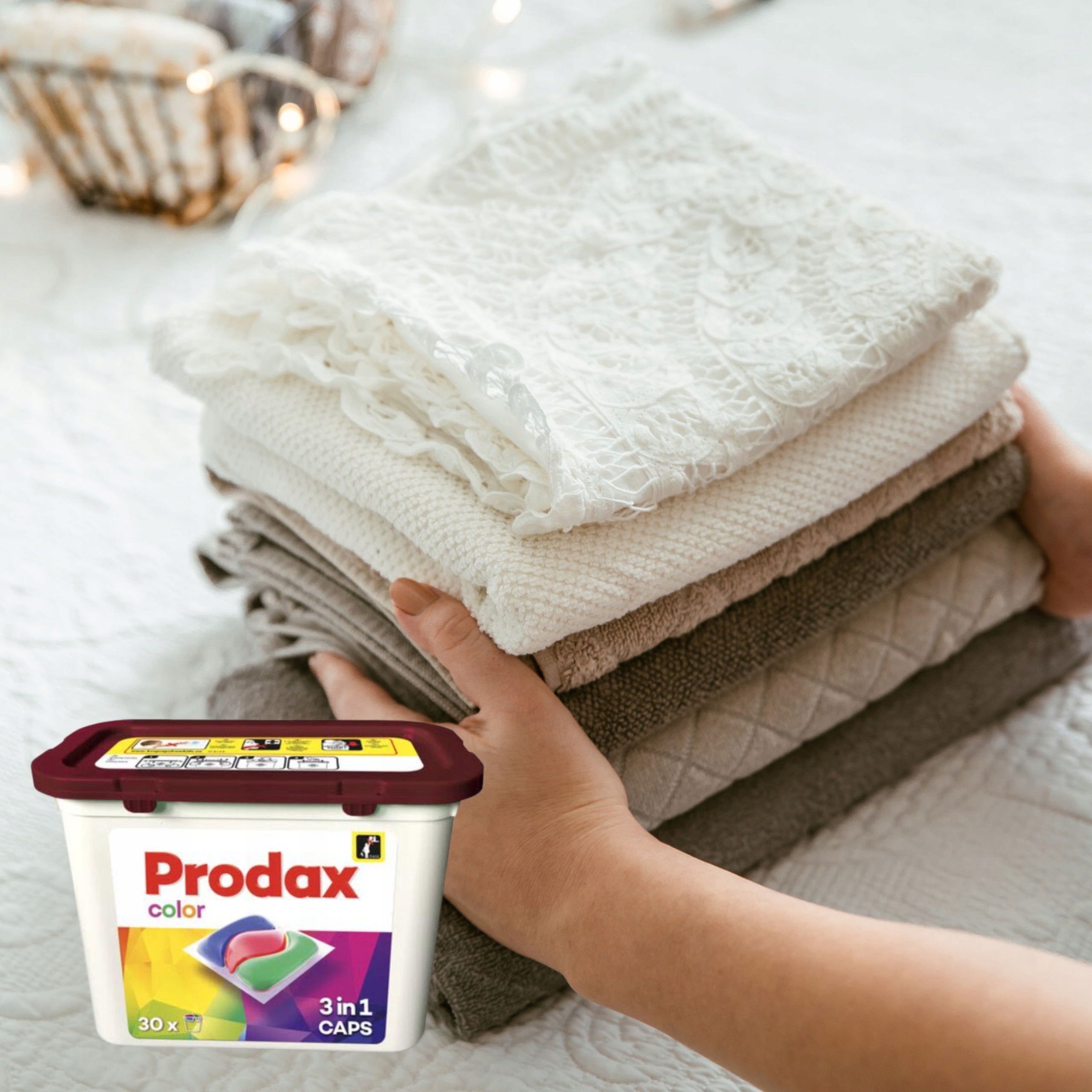 Prodax - niemieckie kapsułki do prania Prodax Color 3 w 1 do kolorów 30szt.