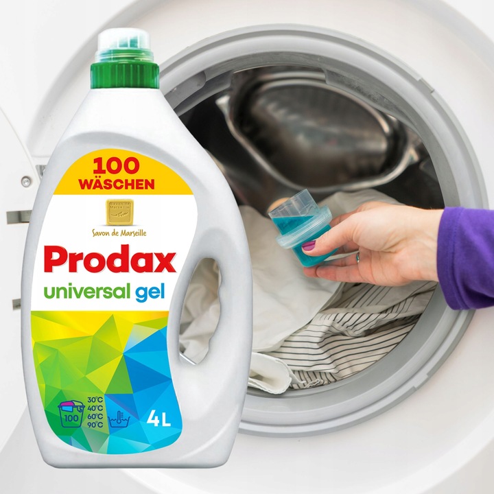 Prodax - niemiecki żel do prania z mydłem marsylskim uniwesalny 4l