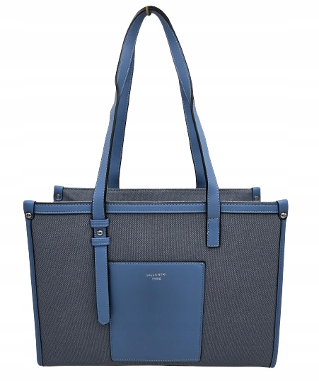 Gallantry Paris - torebka skóra ekologiczna płótno niebieski R-1645