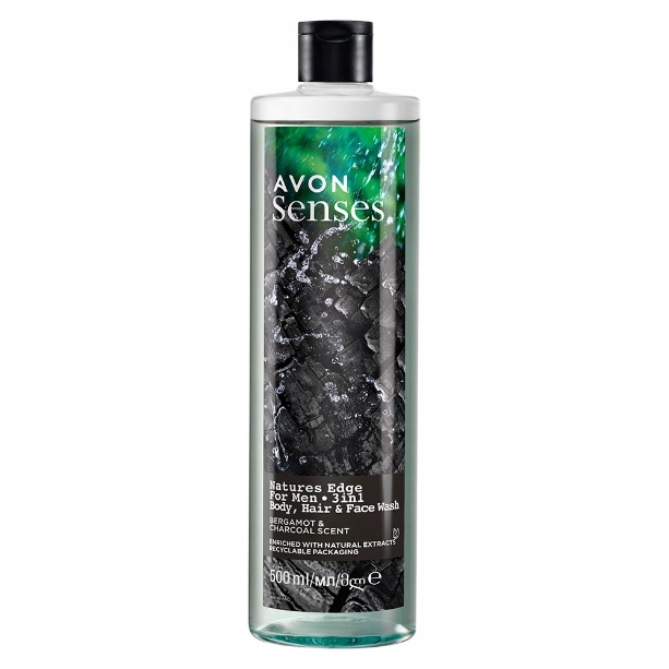 Avon - żel do mycia ciała i włosów Natures Edge męski 500ml