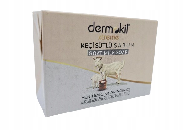 Dermokil - pielęgnacyjne mydło w kostce z koziego mleka 100g