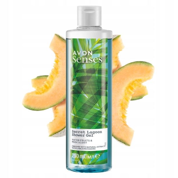 Avon - żel pod prysznic Secret Lagoon gruszka melon piżmo 250 ml