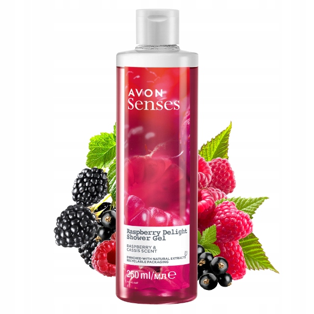 Avon - żel pod prysznic Raspberry Delight Malina 250 ml