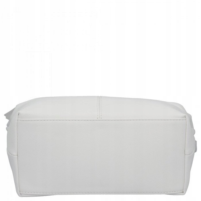 Herisson - torebka worek zamek skóra ekologiczna biały 1052L2080