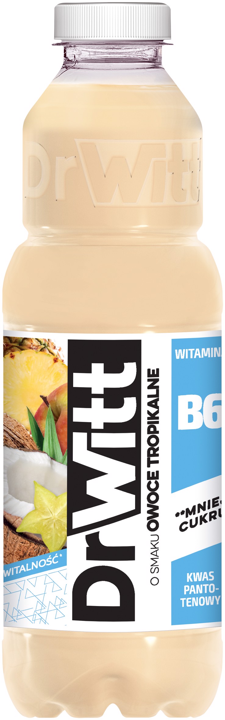Drwitt Witalność Napój Multiwitamina O Smaku Owoce Tropikalne 1l