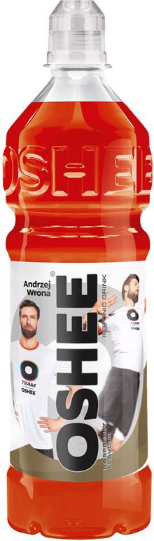Oshee Napój izotoniczny o smaku malinowym z dodatkiem witamin 750 ml