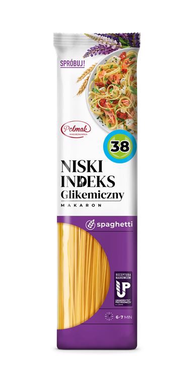 Polmak Makaron Spaghetti o niskim indeksie glikemicznym 250 g x 2 sztuki