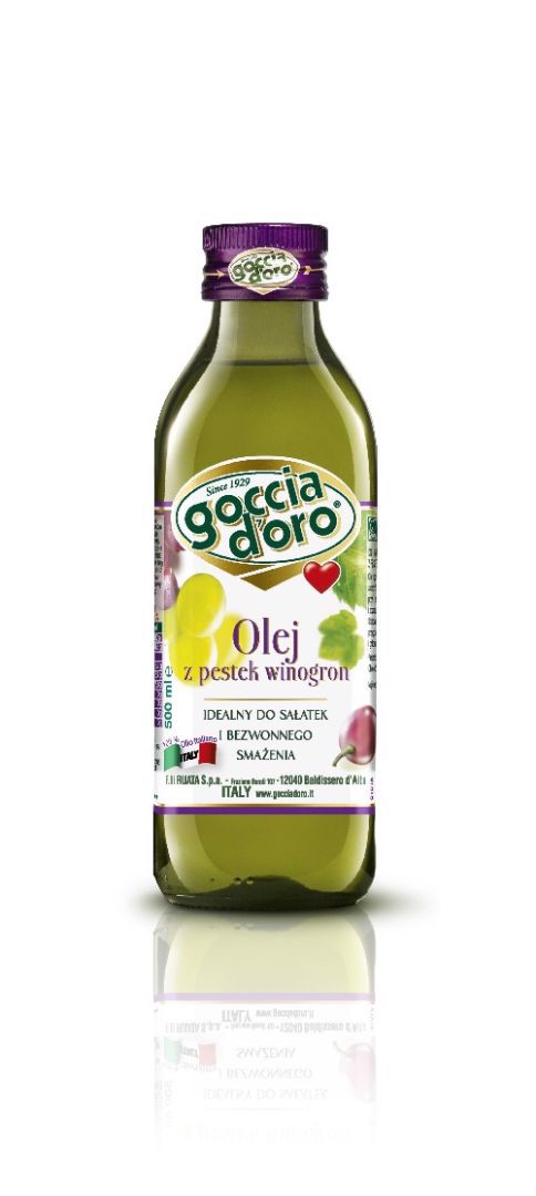 Goccia d’oro Olej z pestek winogron 500 ml