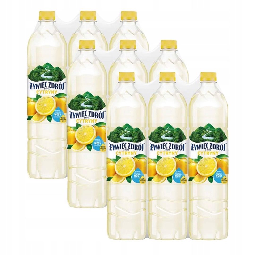 Nazwa: Żywiec Zdrój Napój niegazowany z nutą cytryny 1,2 l x 18 sztuk