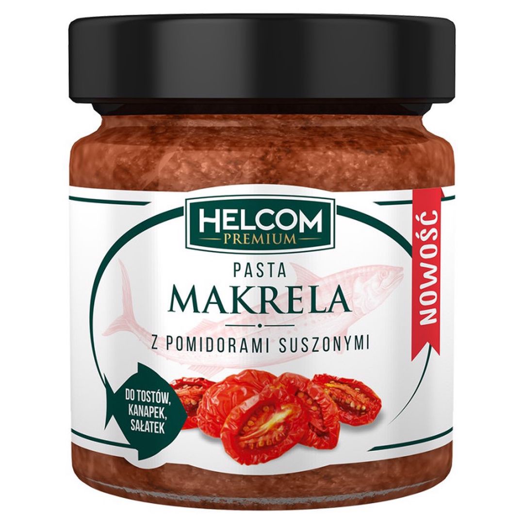 Helcom Pasta makrela + suszone pomidory 180g