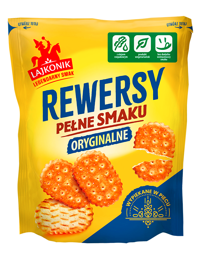 Lajkonik Rewersy Drobne pieczywo oryginalne 100 g